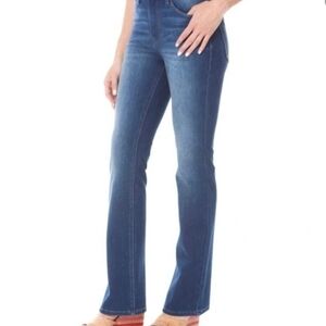 Women's Nicole Miller High Rise Wide Leg Flare Jeans
